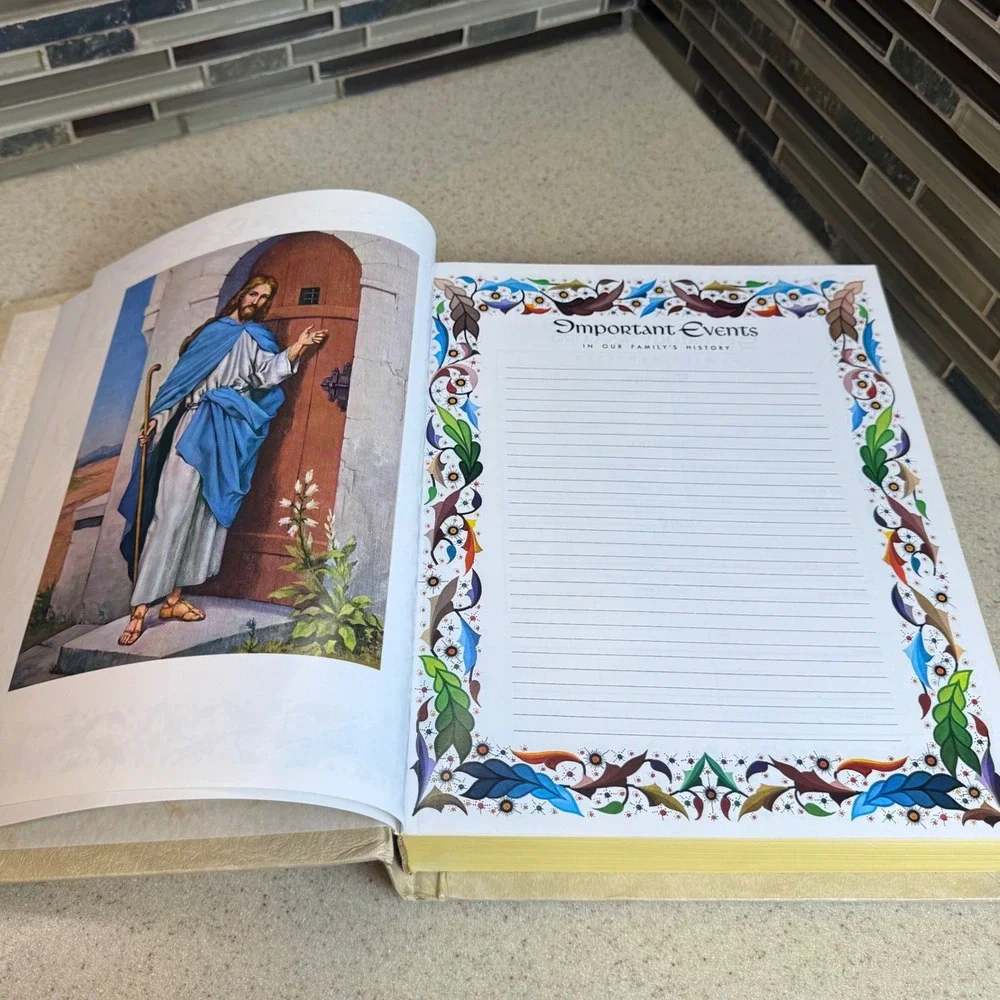 New Heirloom Holy Bible Master Reference Edition KJV Red Letter 1988 Large Print